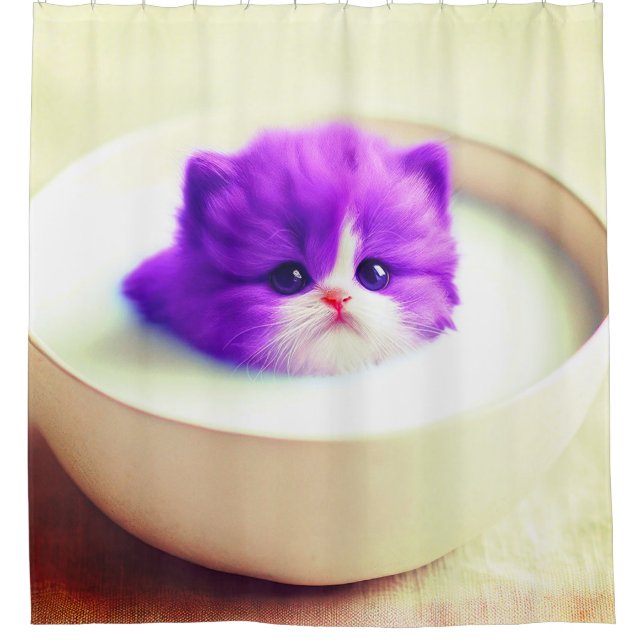 Kitten Shower Curtain (Front)
