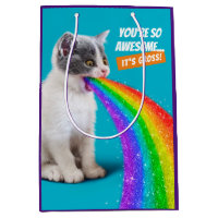 Kitten Spits Up Rainbow