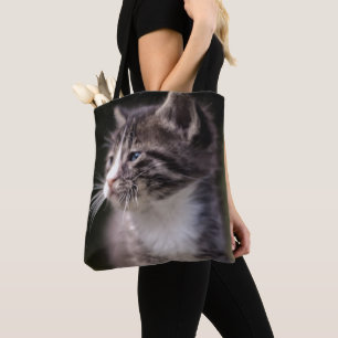 Kitten Standing Tall Tote Bag