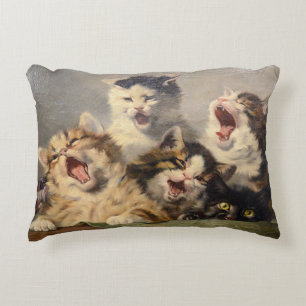 Kitten Symphony by Julius Adam II Decorative Cushion
