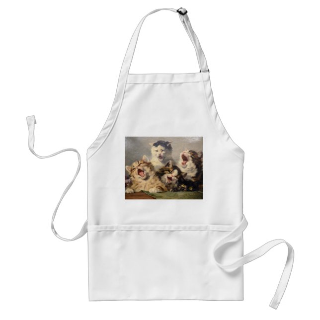 Kitten Symphony by Julius Adam II Standard Apron (Front)