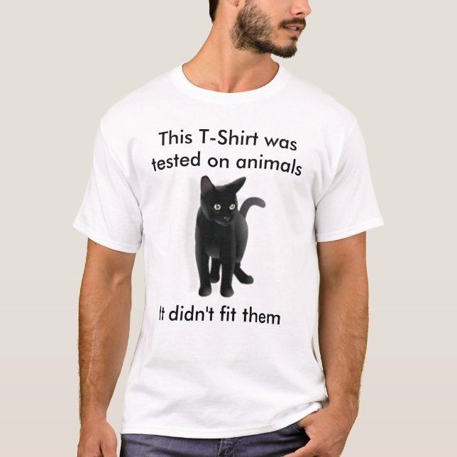 Kitten Testing too T-Shirt (Front)