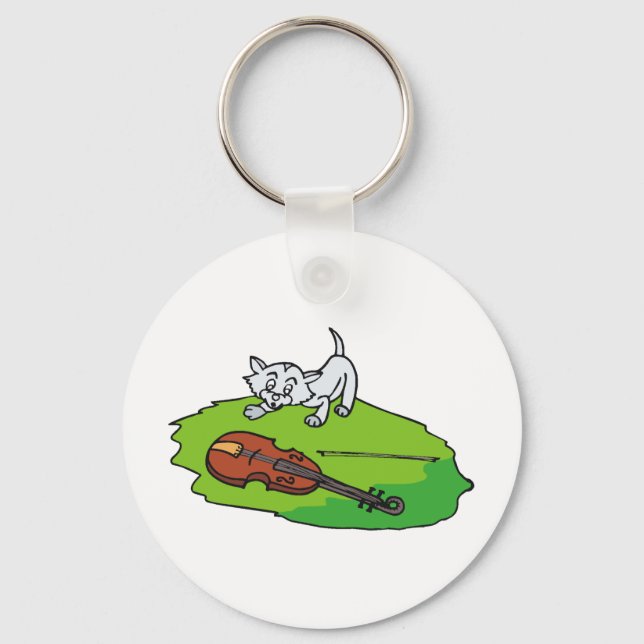Kitten Tshirts and Gifts 461 Key Ring (Front)