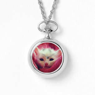Kitten Watch Necklace