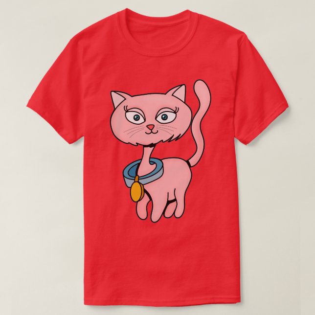 Kitten Wearing a collar T-Shirt (Design Front)