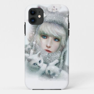Kitten Winter iPhone 11 Case