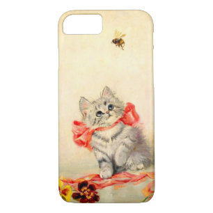 Kitten with a Red Ribbon iPhone 8/7 Case