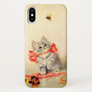 Kitten with a Red Ribbon iPhone X Case