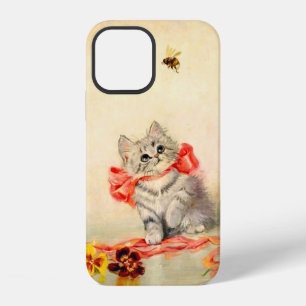 Kitten with a Red Ribbon iPhone 12 Case