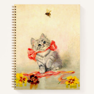 Kitten with a Red Ribbon Notebook