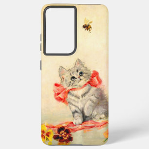 Kitten with a Red Ribbon Samsung Galaxy Case