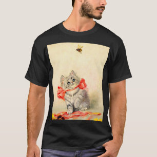 Kitten with a Red Ribbon T-Shirt