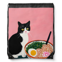 Kitten with Ramen Bowl 🍜