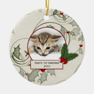 Kitten's 1st Christmas Ornament