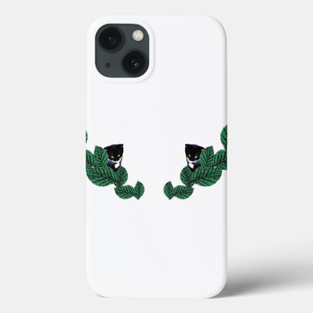 Kittens and Leaves (customisable) Case-Mate iPhone Case (Back)