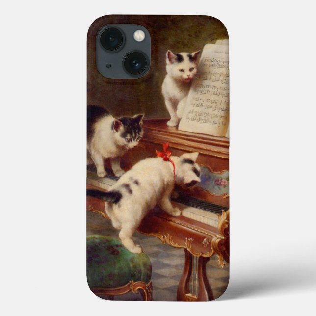 Kittens and Piano Case-Mate iPhone Case (Back)