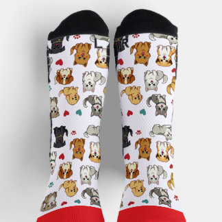 Kittens and Puppies Crew Socks