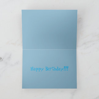 Kittens and puppy run ice cream truck birthday  thank you card
