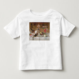 Kittens at a banquet, 19th century toddler T-Shirt