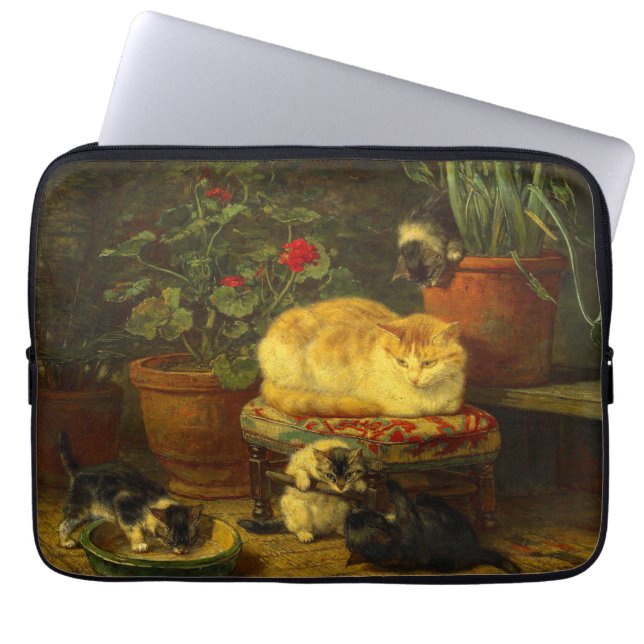 Kittens at Play Laptop Sleeve (Front)