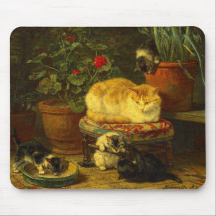 Kittens at Play Mouse Pad