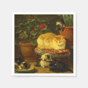 Kittens at Play Napkin