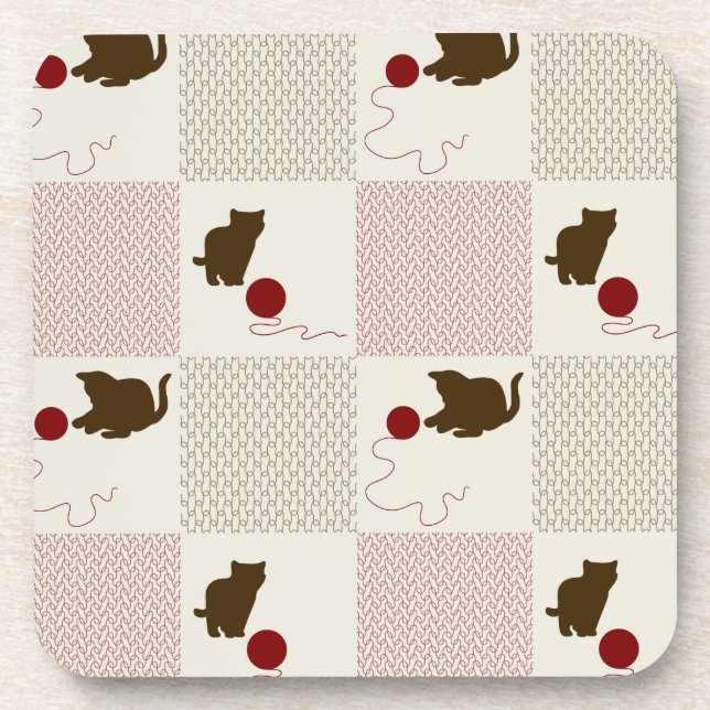Kittens Backgrounds Coaster (Front)