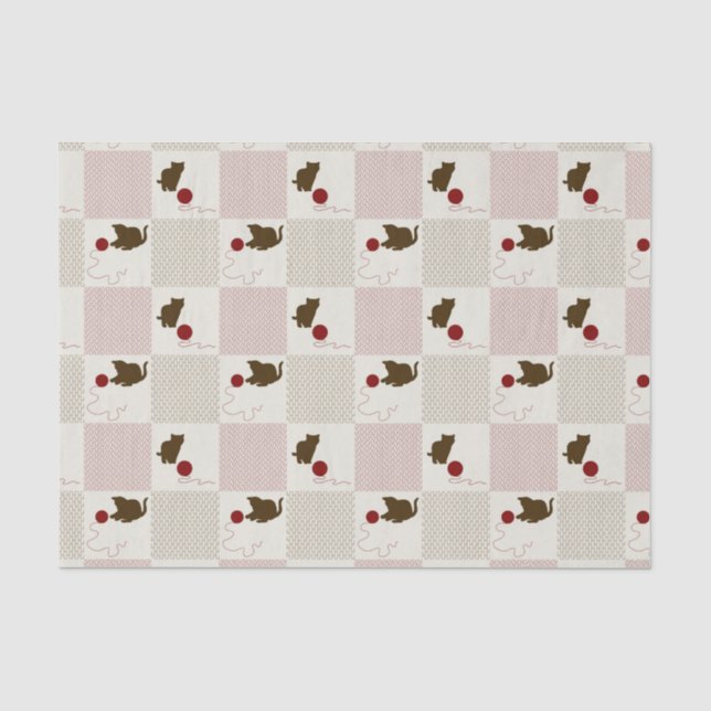 Kittens Backgrounds Tissue Paper (Front)