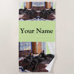 Kittens Beach Towel
