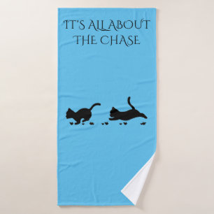 Kittens blue bath towel. towel