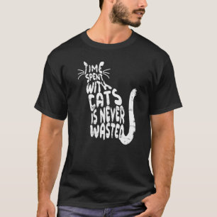 Kittens Cats Owner Kitty Purr Meow Typographic T-Shirt
