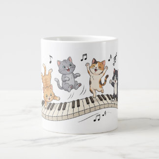 Kittens dancing on a piano key Specialty Mug