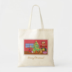 Kittens' First Christmas Tote Bag