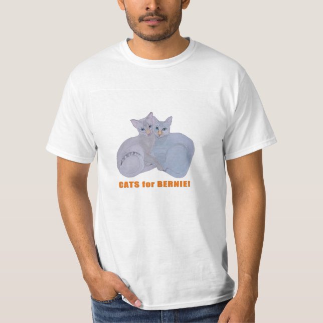 Kittens for Bernie! T-Shirt (Front)