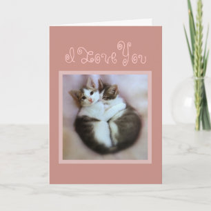 Kittens in Love Card