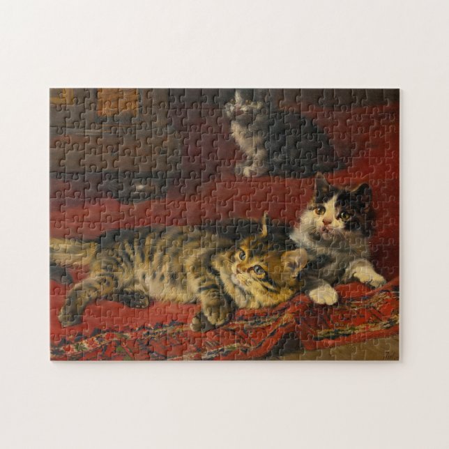 Kittens | Julius Adam the Younger Jigsaw Puzzle (Horizontal)