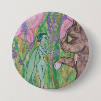 Kitten's New Freind 7.5 Cm Round Badge