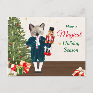 Kittens Nutcracker Holiday Postcard