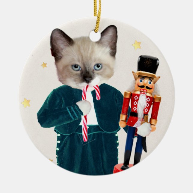 Kittens Nutcracker Ornament (Front)