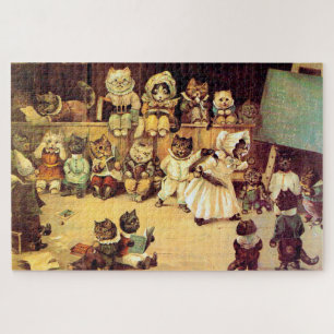 Kittens of a Cat's School, Louis Wain Jigsaw Puzzle