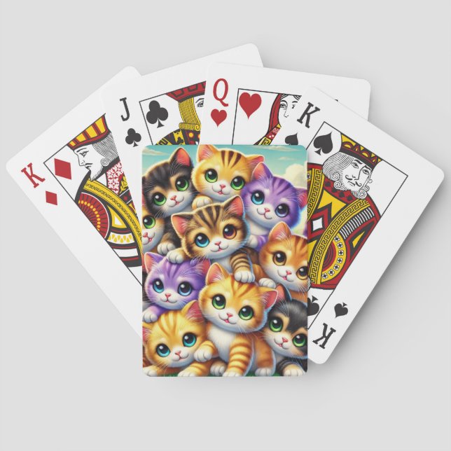 Kittens Playing Cards (Back)