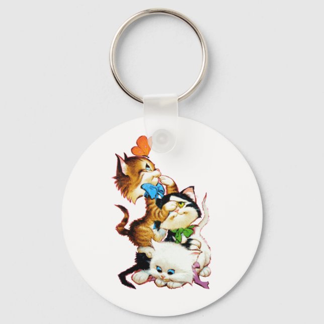 kittens playing key ring (Front)