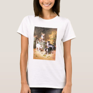 "Kittens Playing with Beetles" T-Shirt