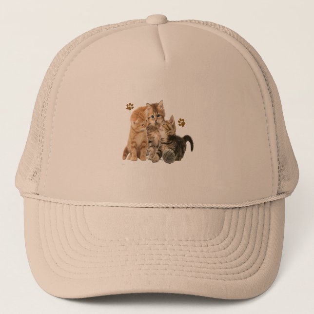 Kittens products trucker hat (Front)