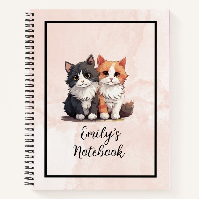 Kittens Spiral Notebook (Front)