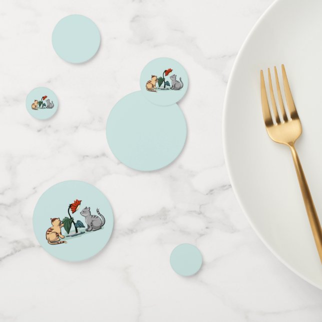 Kittens Summer Delight Flower Game Confetti (Group)