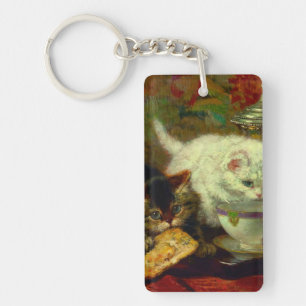 Kittens Tea Party Key Ring