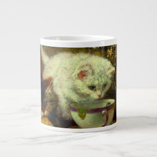 Kittens Tea Party Large Coffee Mug