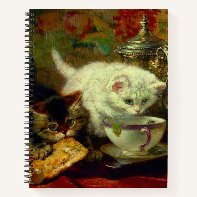 Kittens Tea Party Notebook (Front)