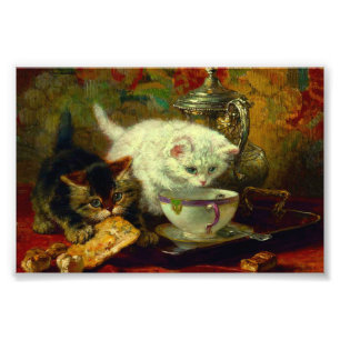 Kittens Tea Party Photo Print